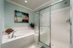 Master Bathroom Soaking Tub and Separate Shower 